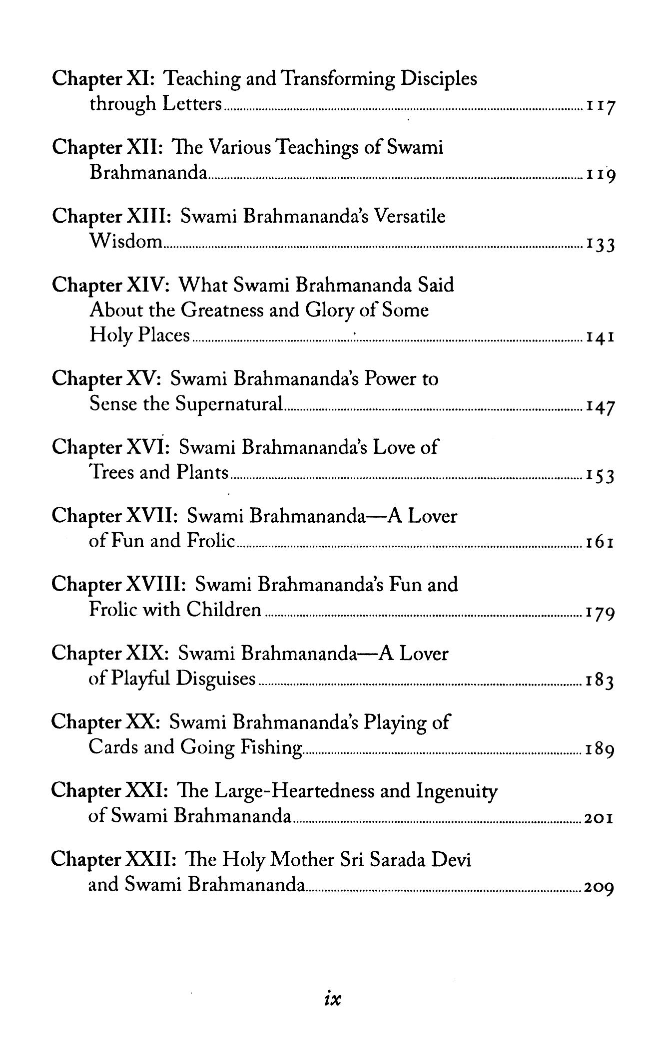 Reminiscences of Swami Brahmananda