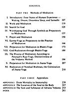 Meditation - Its Process Practice and Culmination