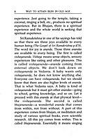 Way to Attain Bliss in Old Age