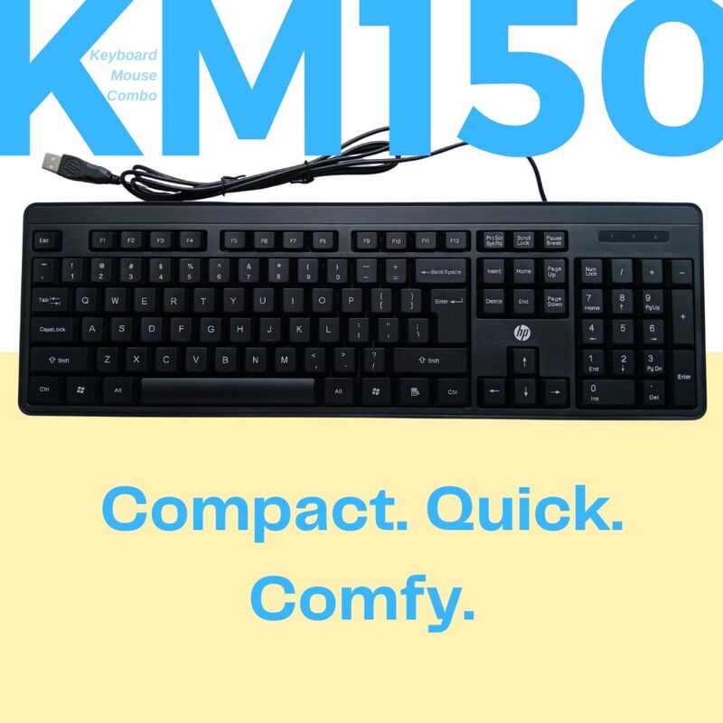 HP WIRED Keyboard Mouse Combo KM150