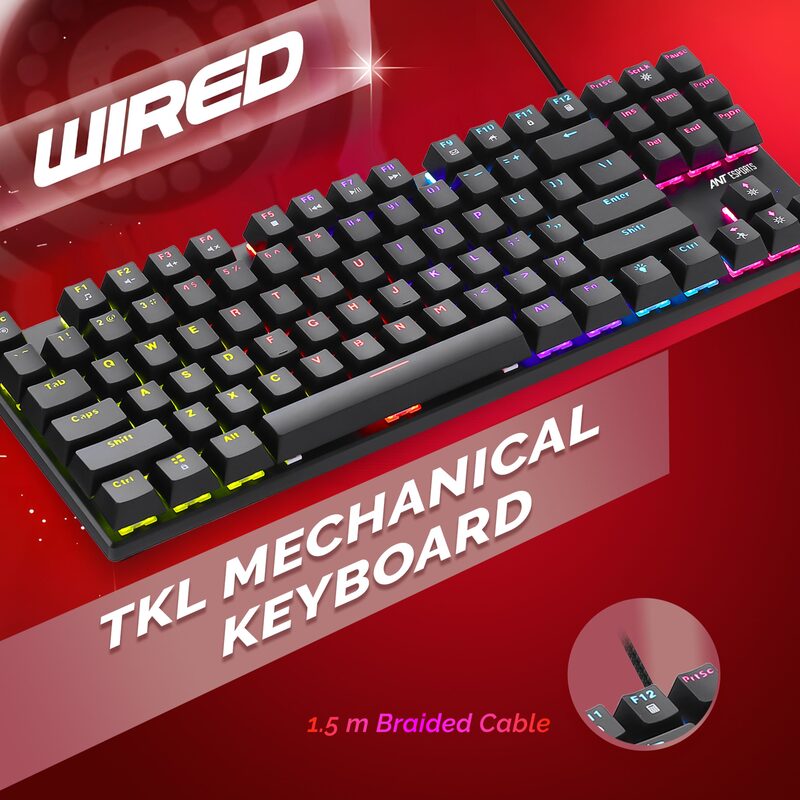 ANT ESPORTS SCORPION MK20 WIRED MECHANICAL KEYBOARD