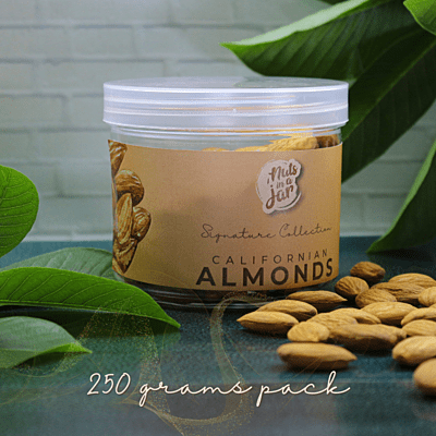Nuts in a Jar Californian Almonds Signature 250 Grams
