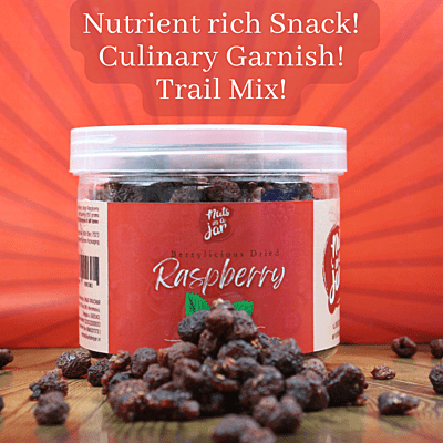 Berrylicious Dried Raspberry Whole 250 Grams