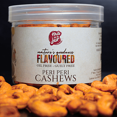 Oil Free Flavoured Peri Peri Cashews 250 Grams Oil Free Flavoured Peri Peri Cashews 250 Grams