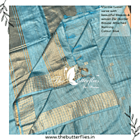 VISCOSE  TUSSER SAREE  YBRSTUS23384