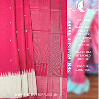 SEMI RAW SILK SAREE MRSSRSS22512