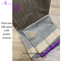 PURE RAW SILK SAREE WITH PRETTY WEAVES YBRSRSS19724 PURE RAW SILK SAREE WITH PRETTY WEAVES YBRSRSS19724