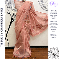 TISSUE BY CHANDERI SILK SAREE DVFSCDS23709