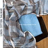 PURE LINEN COTTON SALWAR YBRCLCS22933