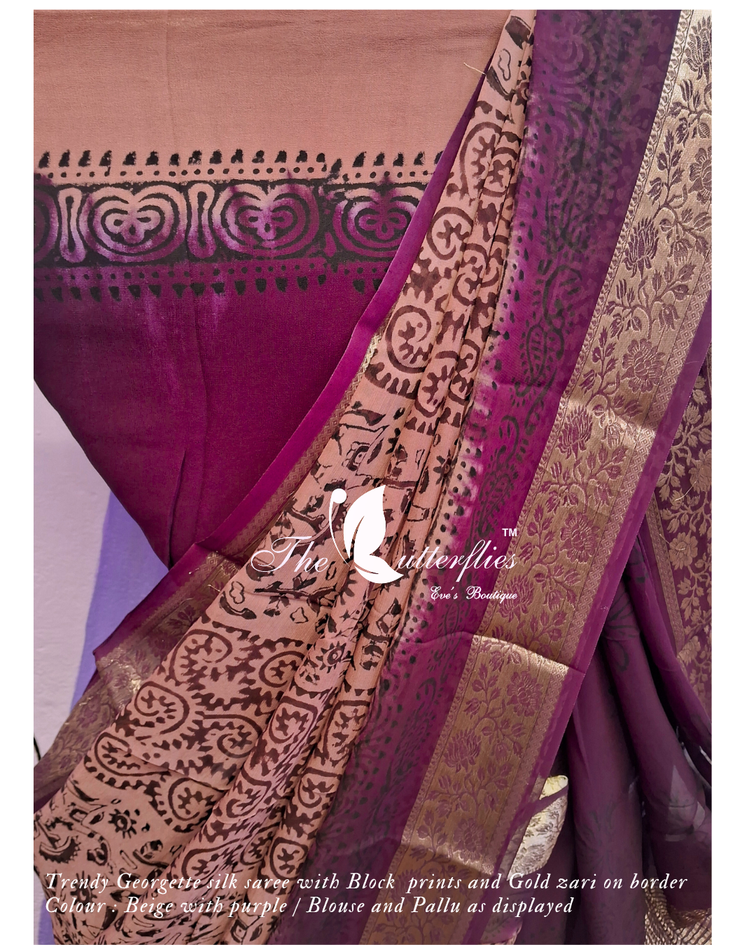 GEORGETTE SILK SAREE ORDSGRS24155