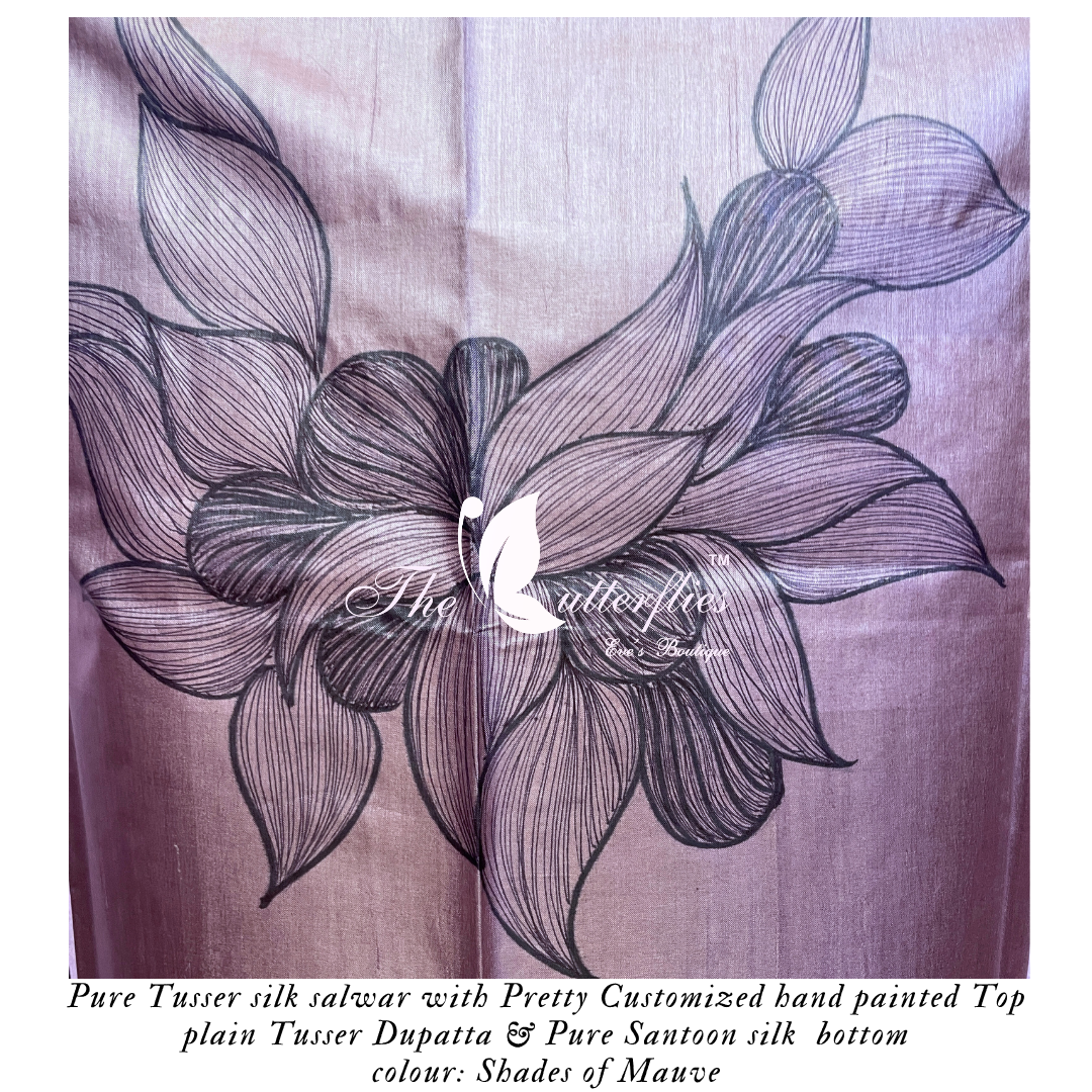 PURE TUSSER SILK SALWAR ANCCTRS24219