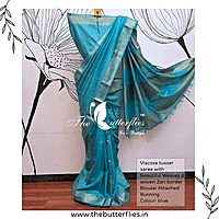 VISCOSE  TUSSER SAREE  YBRSTUS23384