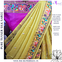 PURE TUSSER SILK SAREE YBRSTSK24417