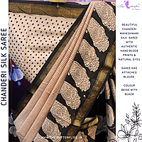 Chanderi Maheshwari Silk Saree SHPSCDS24510