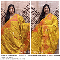 TUSSER SILK SAREE APASTSK24590 TUSSER SILK SAREE APASTSK24590