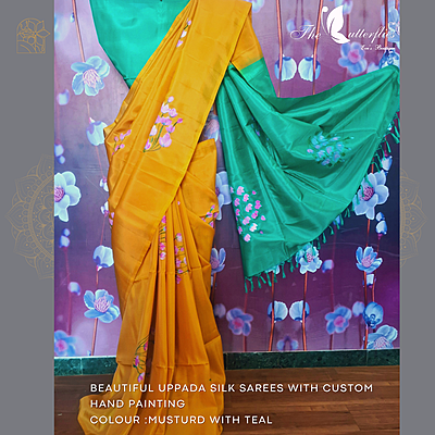 HAND PAINTED PURE KANCHIVARAM SILK SAREE KSSSSIL24523