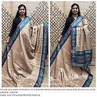 TUSSER SILK SAREE SFHSTSK24634
