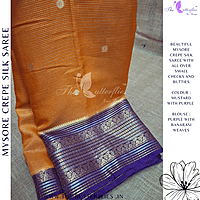 CREPE SILK SAREE NISSCRE24699