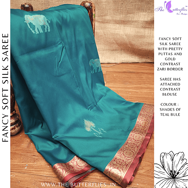 FANCY SOFT SILK SAREE MHTSSIL24837 FANCY SOFT SILK SAREE MHTSSIL24837