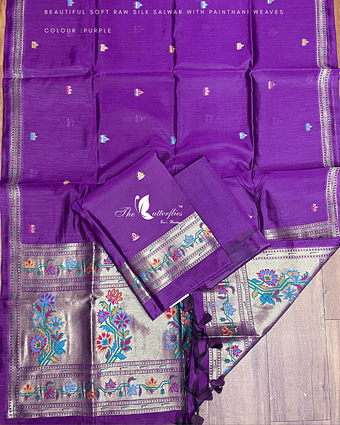 RAW SILK SALWAR MHTCSKS24898 RAW SILK SALWAR MHTCSKS24898