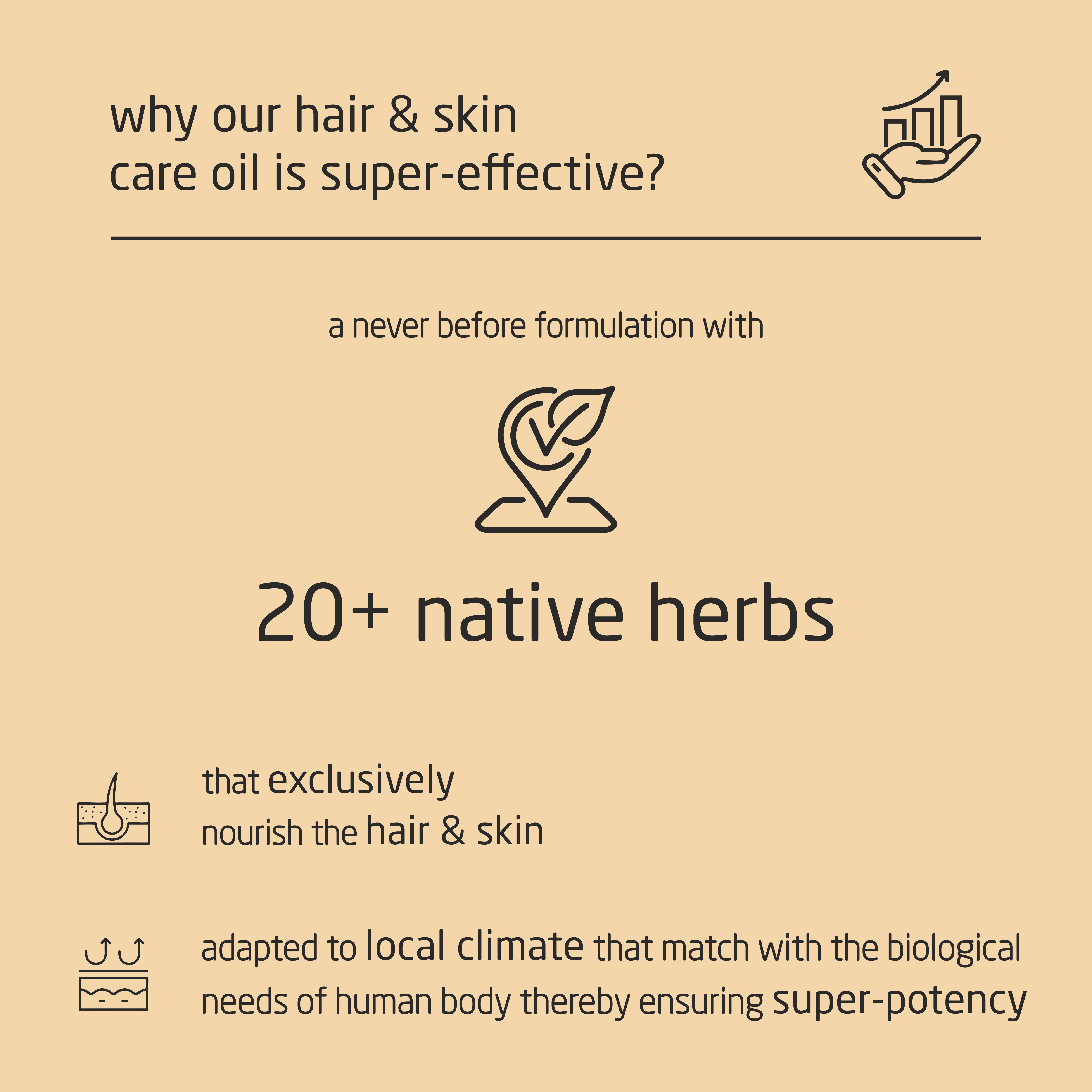 Premium Herbal Cold-Infused Hair & Skin Care Oil - 100ml