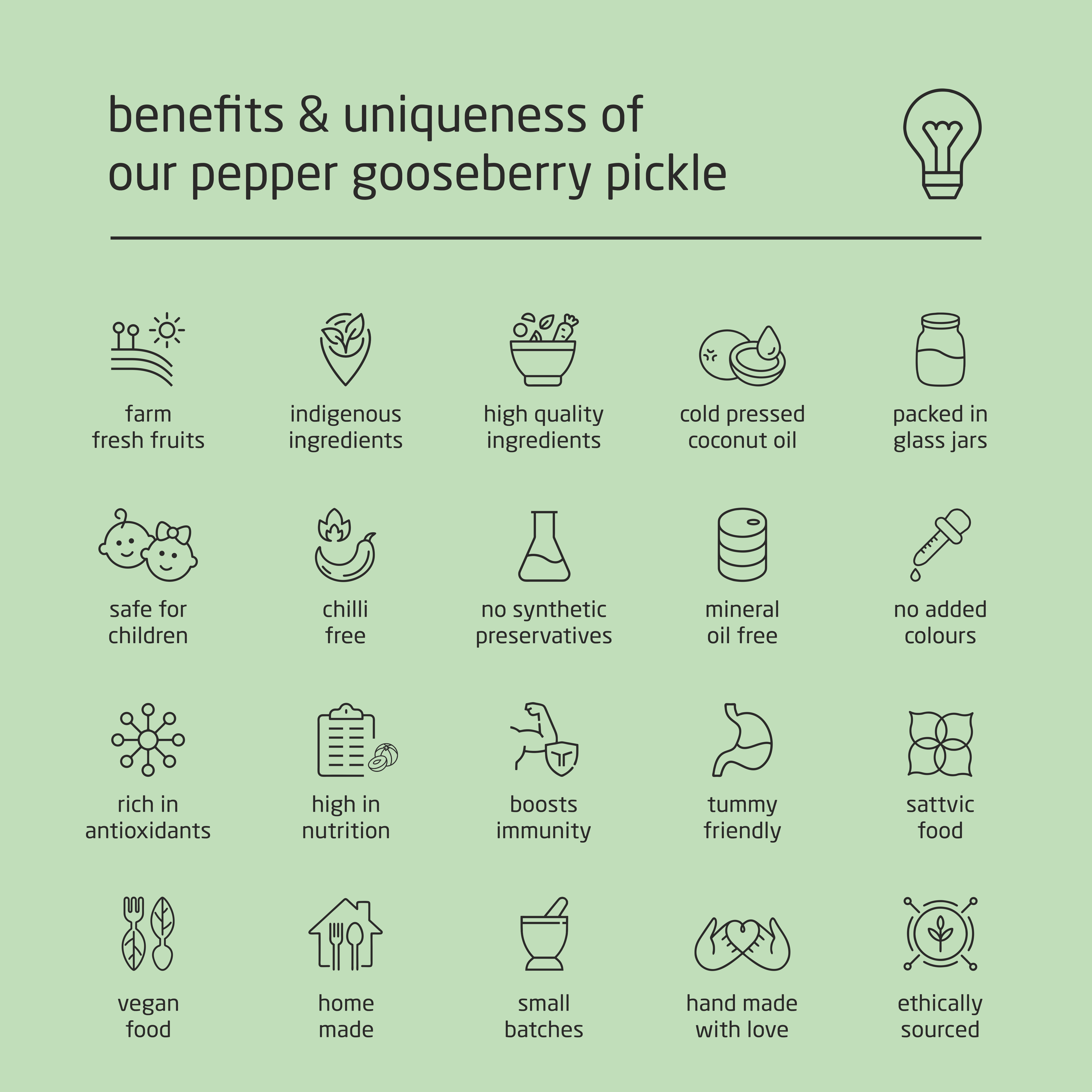 Premium Pepper Wild Indian Gooseberry Pickle - 200g