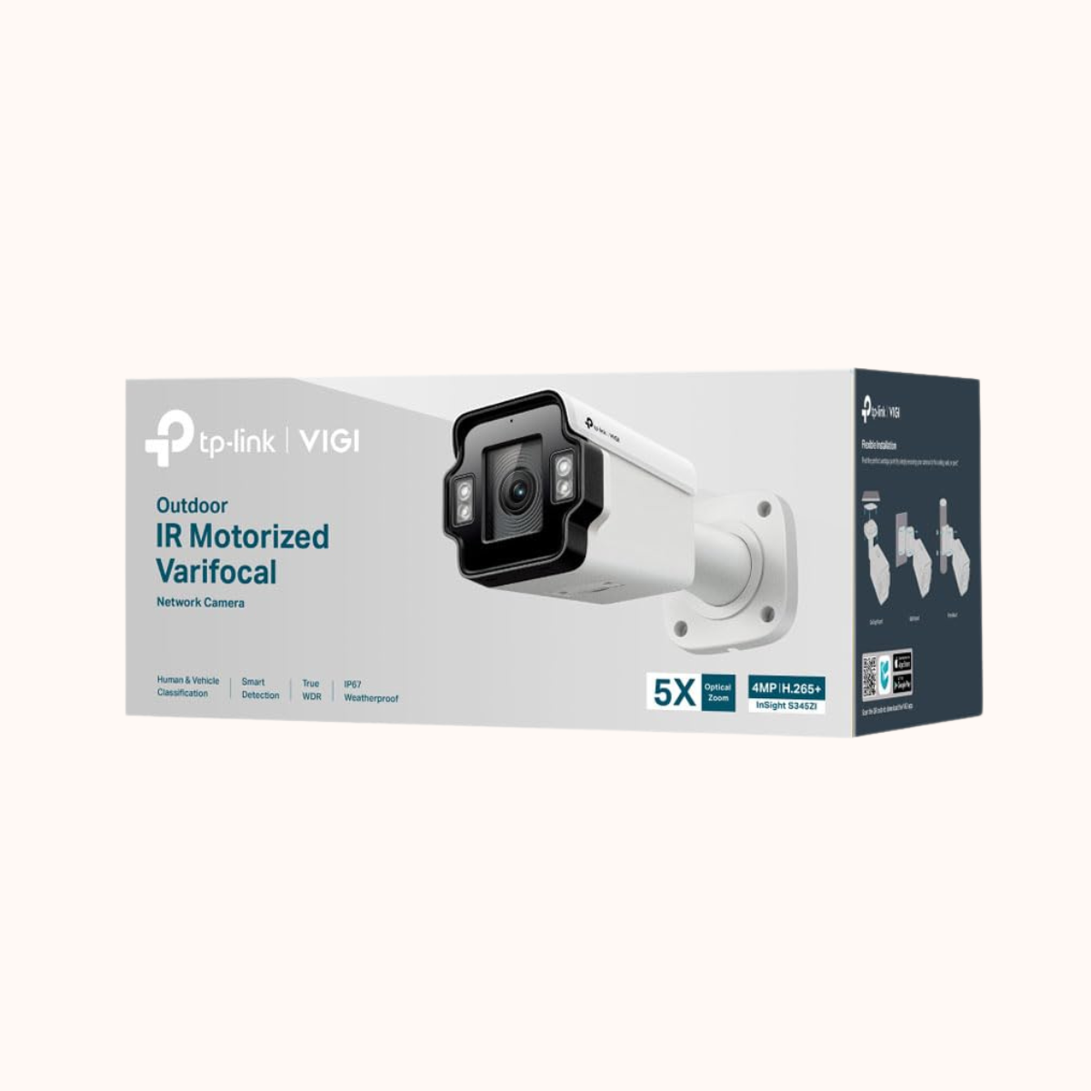 TP-Link VIGI 4MP Outdoor Network Camera-InSight S345ZI