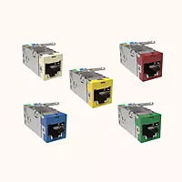 CommScope Cat6A LAN I/O-Red, (2153449-X)