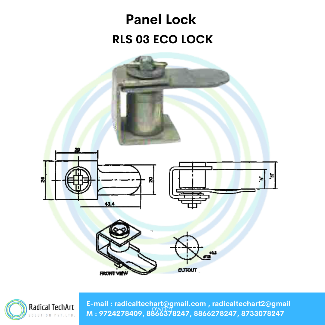 Panel Lock - RLS - 01, RLS - 02, RLS - 03, RLS - 08