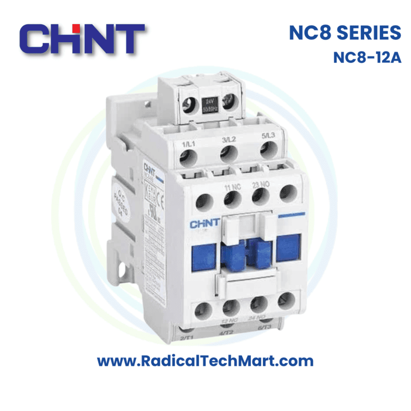 Chint NC8-12 High-Performance Industrial Contactor Front View