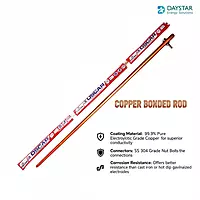 4 Feet - Copper Bonded Earth Rod (12mm - 100 Microns)