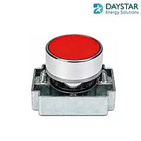 22.5mm Plastic Push Button Red
