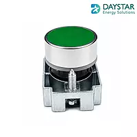 22.5mm Plastic Push Button Green