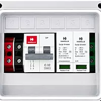 Havells ACDB Premium IP66 Waterproof – 32A MCB & 320V SPD (1kW–5kW)