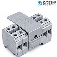 Elmex DBK-1X4 Polyamide Distribution Block | 114A/57A | 1 In (35mm²) – 8 Out (10mm²) | Finger Safe