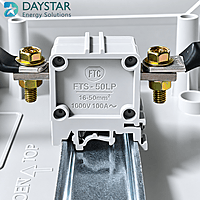 100 Amp Bush bar Type Polymide Terminal Block Green | FTS-50LPC
