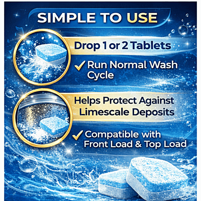 MERSA Ocean Washing Machine Cleaner & Descale Tablets