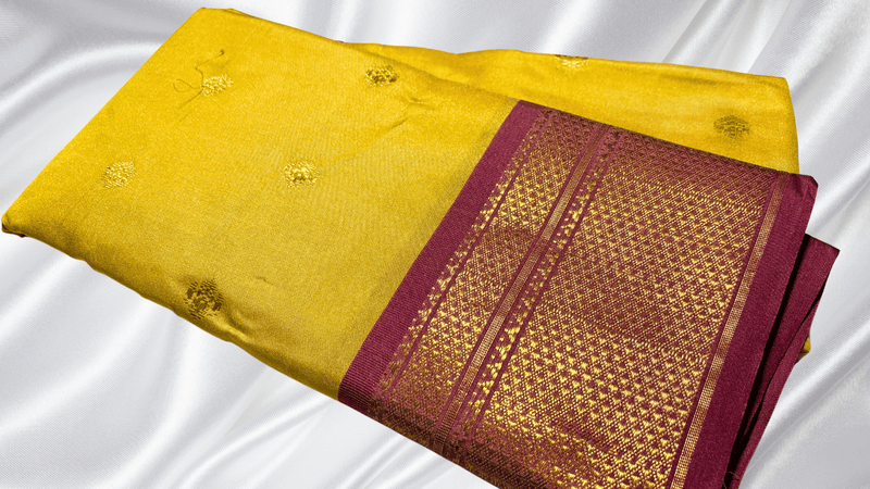Sanjana Kanchi Fancy Jari Saree - Lemon
