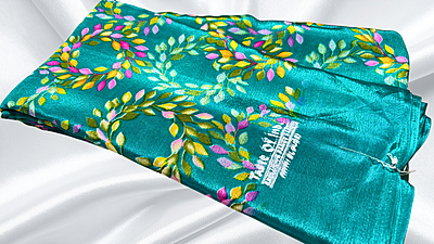 Butter Silk Soft Tiny Leaf Saree - Rexona