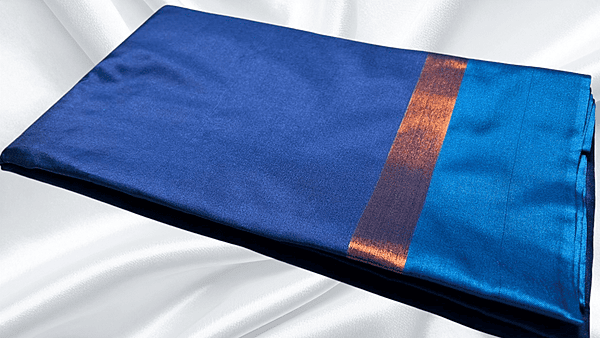 Sonpari Soft Silk Saree - Royal Blue