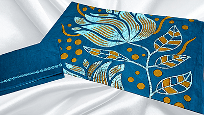 Scarlet Pure Cotton Styler Saree - Aqua Blue Scarlet Pure Cotton Styler Saree - Aqua Blue