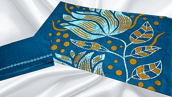 Scarlet Pure Cotton Styler Saree - Aqua Blue