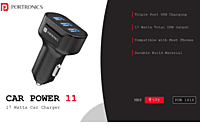 Car Charger Portronics