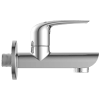 CM-2503 Long Nose Bib Tap With Wall Flange
