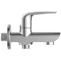 CM-2506 2 Way Bib Tap With Wall Flange