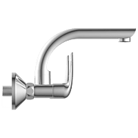 CM-2513 Sink Mixer With Swinging Spout With Connecting Legs With Wall Flange (Wall Mounted Model)