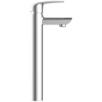 CM-2528 Single Lever Tall Basin Mixer With Braided Hoses (Table Mounted Model)