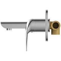 CM-2529 Concealed Body For Single Lever Basin Mixer Wall Mounted With Exposed Part Kit, Consisting Of Operative Lever, Basin Spout & Wall Flange