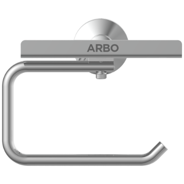 LE-08 Toilet Paper Holder With Shelf (Chrome Finish)