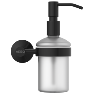 LE-MB-06 Lexus Liquid Soap Dispenser With Brass Pump-Matt Black